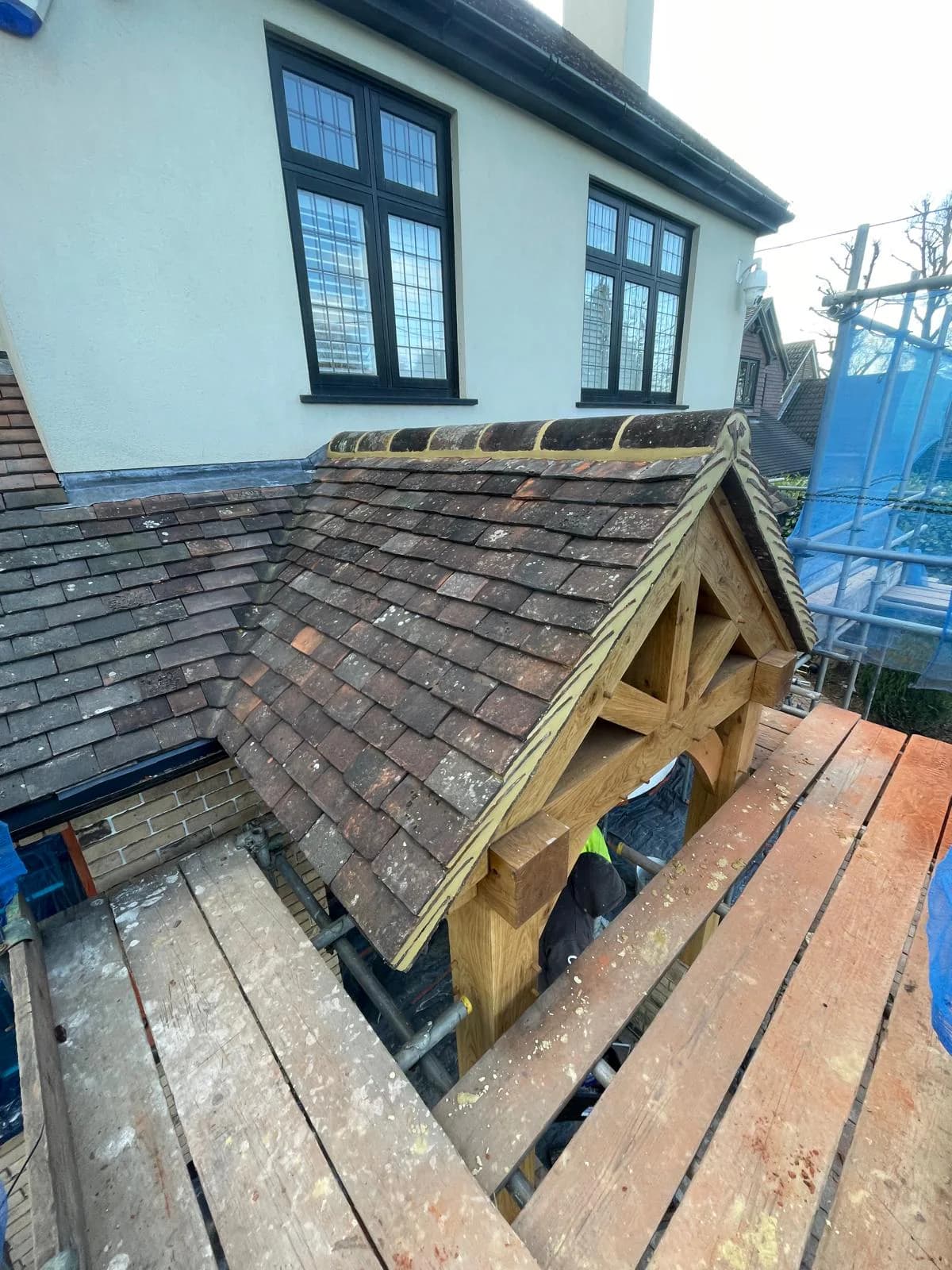 Completed pitched roof renovation in Billericay